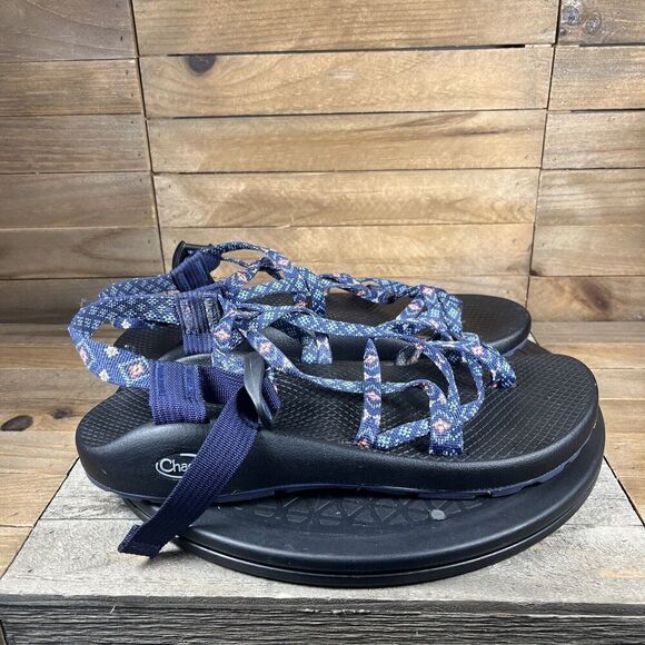 Chaco ZX2 Classic Womens Size US 11 Sandals Open Toe Loop Navy Blue - Picture 1 of 10